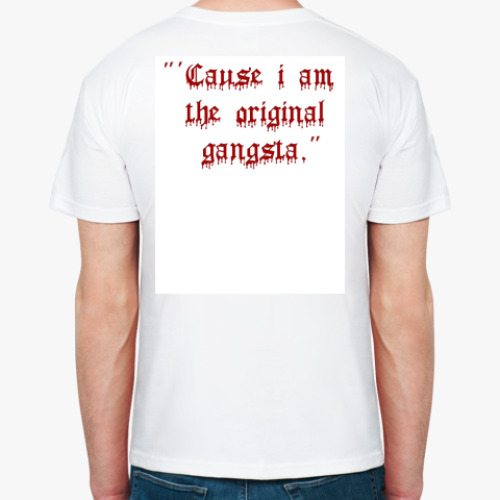 Футболка с принтом Гангстер