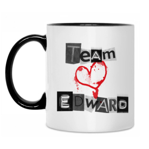 Кружка с принтом Эдвард