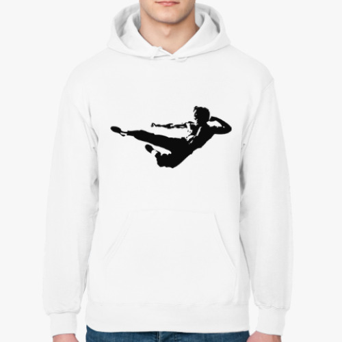 Толстовка худи с принтом мастер боевых искусств