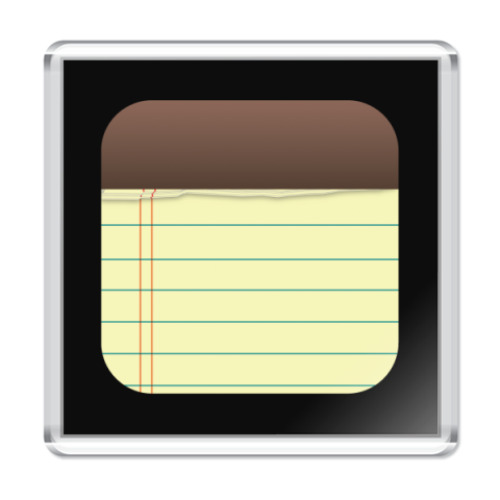 Магнит с принтом  iPhone:Notes