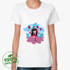 Женская футболка органик