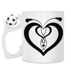 Кружка с футбольным мячиком