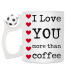 Кружка с футбольным мячиком