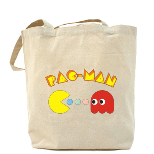Сумка шоппер с принтом PAC-MAN