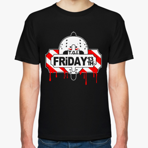 Футболка с принтом Джейсон (Пятница 13)