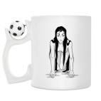 Кружка с футбольным мячиком