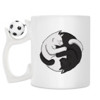 Кружка с футбольным мячиком