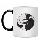 Кружка двухцветная