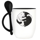 Кружка с ложкой