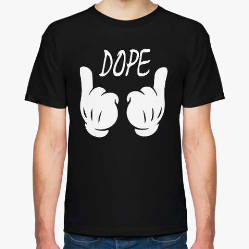 Футболка с принтом Dope