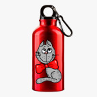 Металлическая бутылка 400 мл UV-DTF