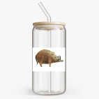 Банка с бамбуковой крышкой