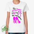 Женская футболка органик