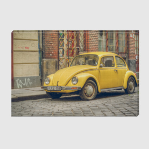 Холст с принтом Автомобиль