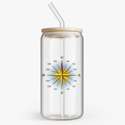 Банка с бамбуковой крышкой