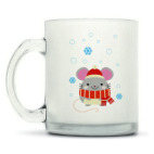 Мышь со снежинками