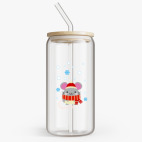 Банка с бамбуковой крышкой