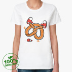 Женская футболка органик