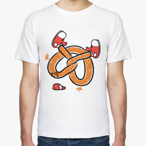 Футболка с принтом Крендель (Брейк данс)