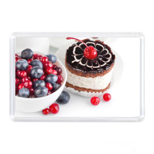 Магнит с принтом Пироженки