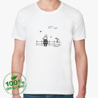 Мужская футболка органик