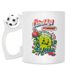 Кружка с футбольным мячиком