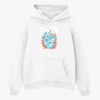 Толстовка худи оверсайз