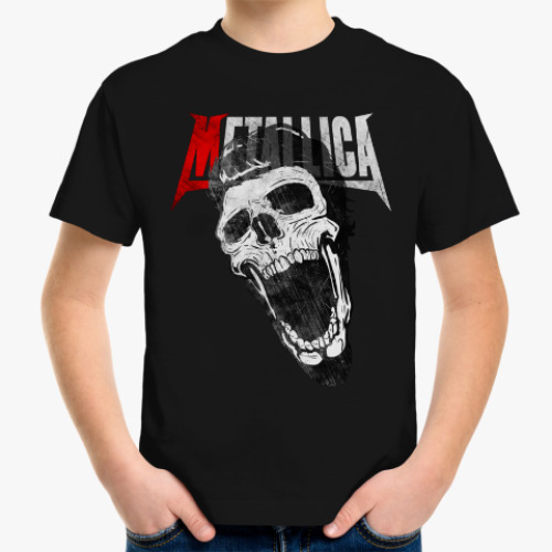 Детская футболка Metallica Skull