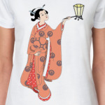 Женская футболка, белая