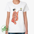 Женская футболка органик