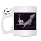 Кружка с футбольным мячиком