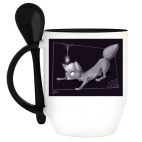 Кружка с ложкой