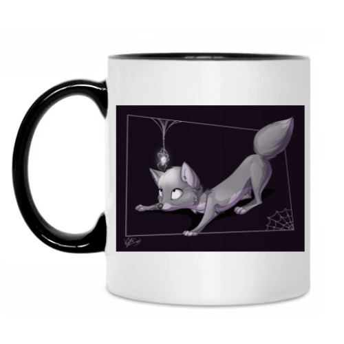 Кружка с принтом Лиса