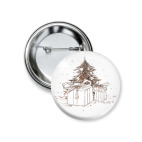 Значок 37 мм   Елка