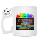 Кружка с футбольным мячиком