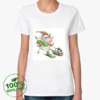 Женская футболка органик