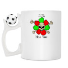 Кружка с футбольным мячиком