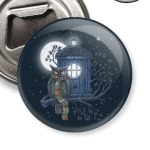 Тардис Доктор Кто и сова