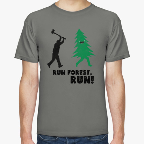 Футболка Run forest run! New Year