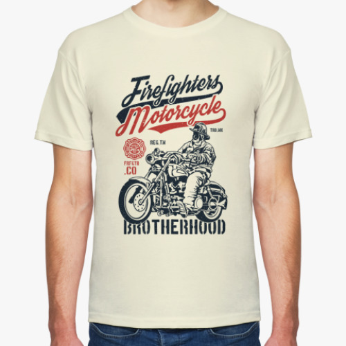 Футболка Firefighters Motorcycle Brotherhood