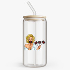 Банка с бамбуковой крышкой