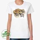 Женская футболка органик