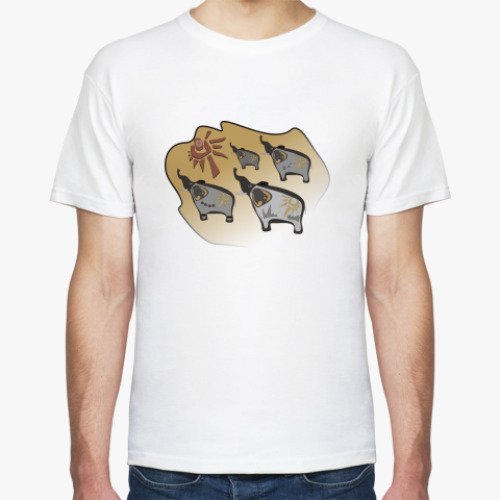 Футболка с принтом 'СЛОНЫ'