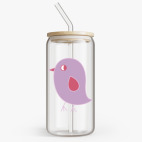 Банка с бамбуковой крышкой