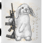 Маленький белый зайчик