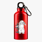 Металлическая бутылка 400 мл UV-DTF