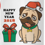 Новогодняя 2018 Год собаки
