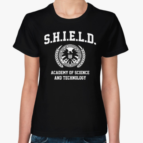 Женская футболка S.H.I.E.l.D. Academy