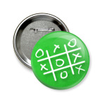 Значок 58 мм Крестики-нолики