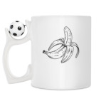 Кружка с футбольным мячиком